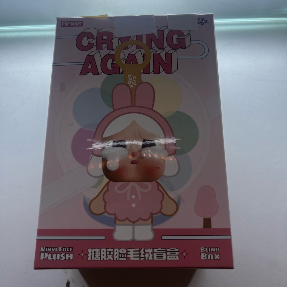 Pop Mart Crying Again Vinyl Face Plush Blind Box - I’ll give you all my love
